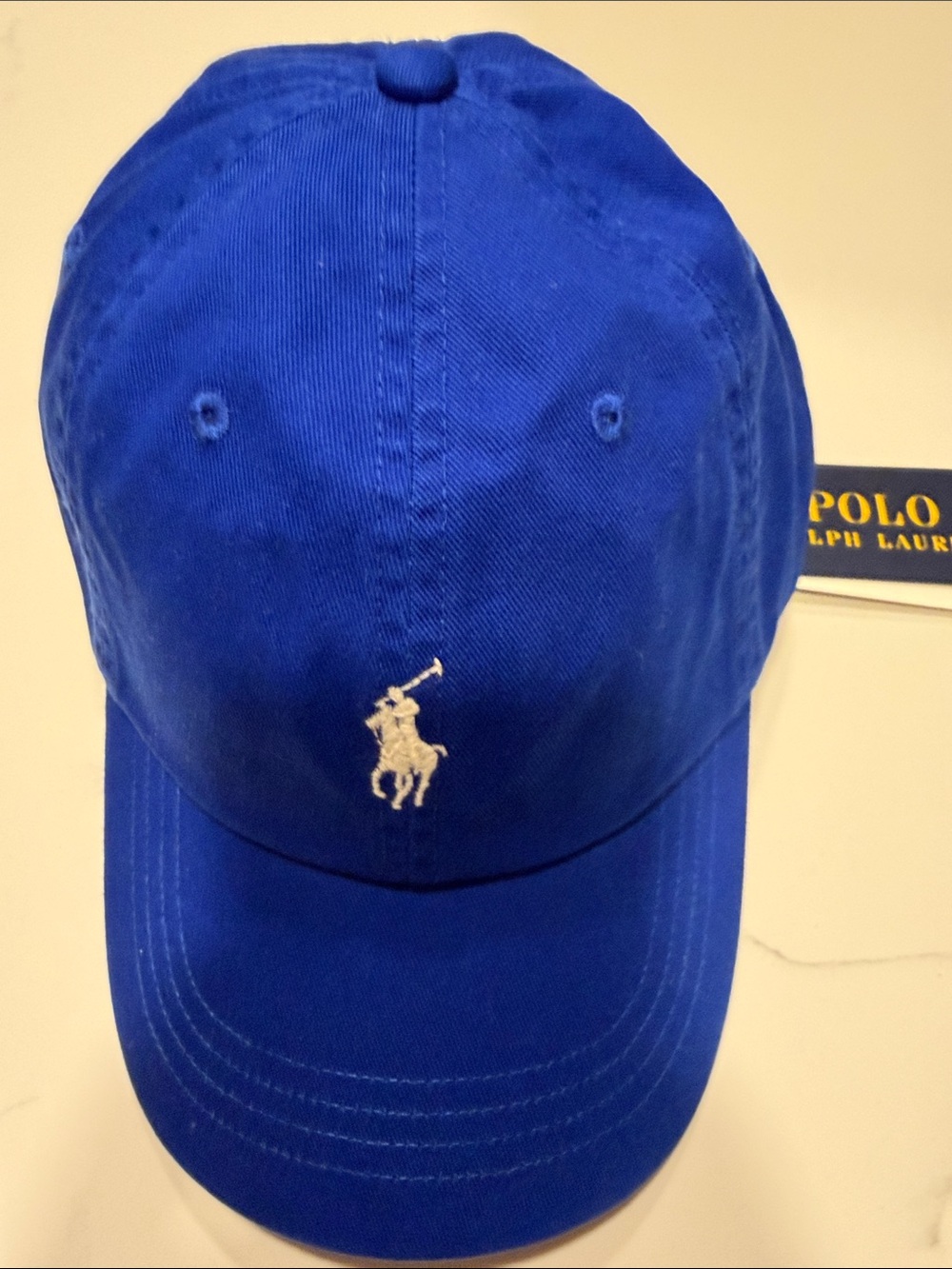 Ralph Lauren Royal Blue Polo Pony Baseball Cap